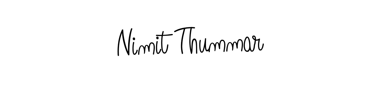 Once you've used our free online signature maker to create your best signature Angelique-Rose-font-FFP style, it's time to enjoy all of the benefits that Nimit Thummar name signing documents. Nimit Thummar signature style 5 images and pictures png