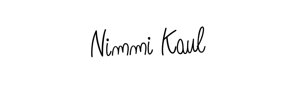 Here are the top 10 professional signature styles for the name Nimmi Kaul. These are the best autograph styles you can use for your name. Nimmi Kaul signature style 5 images and pictures png