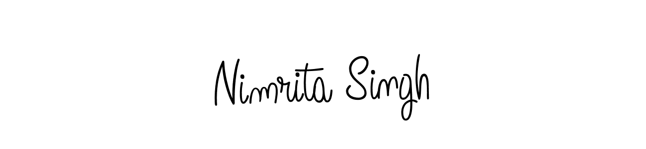 Also we have Nimrita Singh name is the best signature style. Create professional handwritten signature collection using Angelique-Rose-font-FFP autograph style. Nimrita Singh signature style 5 images and pictures png