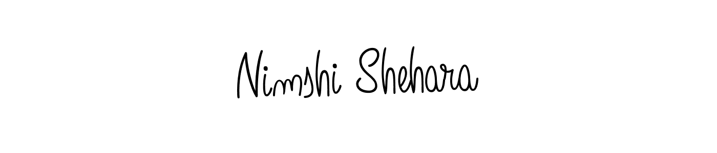 Also we have Nimshi Shehara name is the best signature style. Create professional handwritten signature collection using Angelique-Rose-font-FFP autograph style. Nimshi Shehara signature style 5 images and pictures png