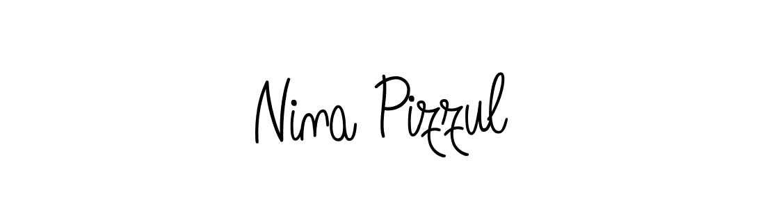 The best way (Angelique-Rose-font-FFP) to make a short signature is to pick only two or three words in your name. The name Nina Pizzul include a total of six letters. For converting this name. Nina Pizzul signature style 5 images and pictures png