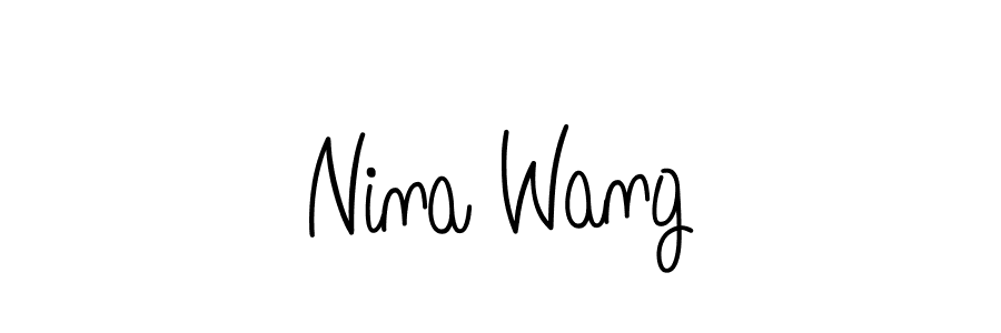Also we have Nina Wang name is the best signature style. Create professional handwritten signature collection using Angelique-Rose-font-FFP autograph style. Nina Wang signature style 5 images and pictures png