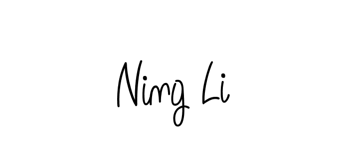 Create a beautiful signature design for name Ning Li. With this signature (Angelique-Rose-font-FFP) fonts, you can make a handwritten signature for free. Ning Li signature style 5 images and pictures png
