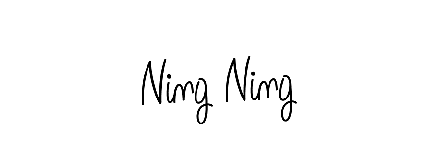 Design your own signature with our free online signature maker. With this signature software, you can create a handwritten (Angelique-Rose-font-FFP) signature for name Ning Ning. Ning Ning signature style 5 images and pictures png