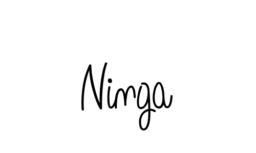 How to make Ninga signature? Angelique-Rose-font-FFP is a professional autograph style. Create handwritten signature for Ninga name. Ninga signature style 5 images and pictures png