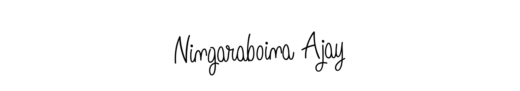 Angelique-Rose-font-FFP is a professional signature style that is perfect for those who want to add a touch of class to their signature. It is also a great choice for those who want to make their signature more unique. Get Ningaraboina Ajay name to fancy signature for free. Ningaraboina Ajay signature style 5 images and pictures png