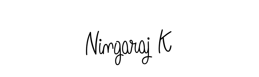 Ningaraj K stylish signature style. Best Handwritten Sign (Angelique-Rose-font-FFP) for my name. Handwritten Signature Collection Ideas for my name Ningaraj K. Ningaraj K signature style 5 images and pictures png