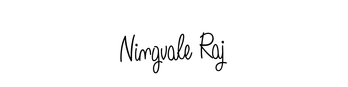 Create a beautiful signature design for name Ningvale Raj. With this signature (Angelique-Rose-font-FFP) fonts, you can make a handwritten signature for free. Ningvale Raj signature style 5 images and pictures png