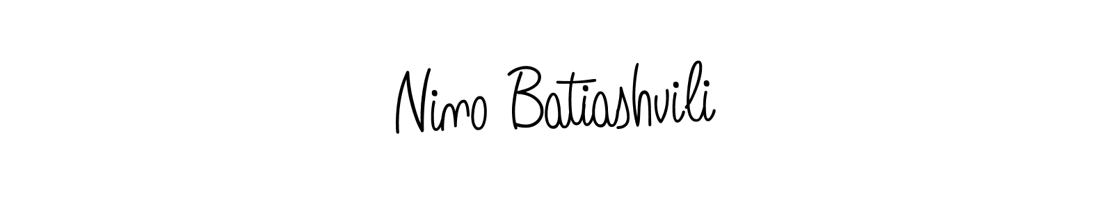 The best way (Angelique-Rose-font-FFP) to make a short signature is to pick only two or three words in your name. The name Nino Batiashvili include a total of six letters. For converting this name. Nino Batiashvili signature style 5 images and pictures png