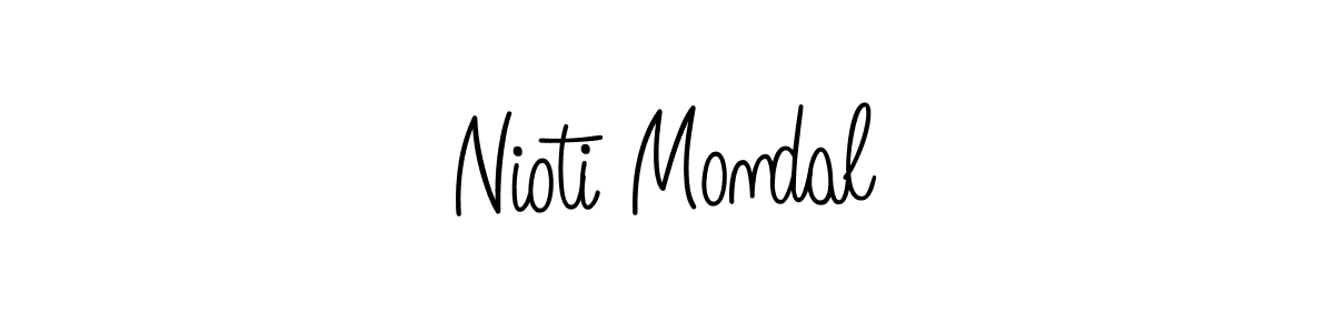 Similarly Angelique-Rose-font-FFP is the best handwritten signature design. Signature creator online .You can use it as an online autograph creator for name Nioti Mondal. Nioti Mondal signature style 5 images and pictures png
