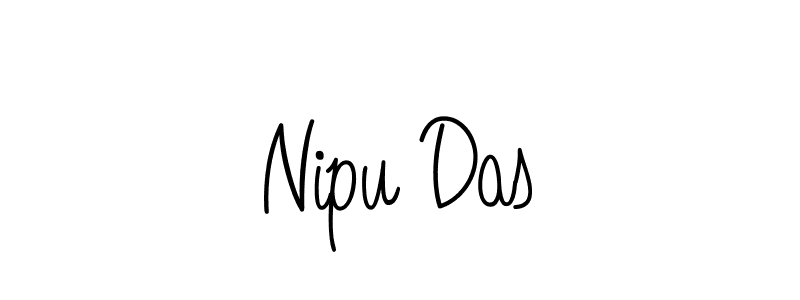 Use a signature maker to create a handwritten signature online. With this signature software, you can design (Angelique-Rose-font-FFP) your own signature for name Nipu Das. Nipu Das signature style 5 images and pictures png