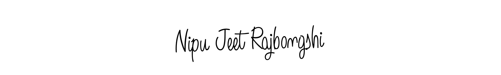 How to make Nipu Jeet Rajbongshi signature? Angelique-Rose-font-FFP is a professional autograph style. Create handwritten signature for Nipu Jeet Rajbongshi name. Nipu Jeet Rajbongshi signature style 5 images and pictures png