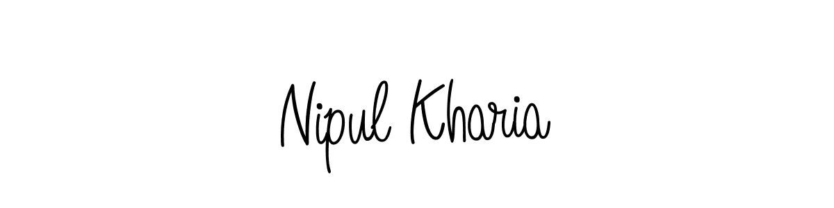 Check out images of Autograph of Nipul Kharia name. Actor Nipul Kharia Signature Style. Angelique-Rose-font-FFP is a professional sign style online. Nipul Kharia signature style 5 images and pictures png