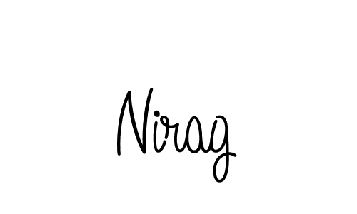Angelique-Rose-font-FFP is a professional signature style that is perfect for those who want to add a touch of class to their signature. It is also a great choice for those who want to make their signature more unique. Get Nirag name to fancy signature for free. Nirag signature style 5 images and pictures png