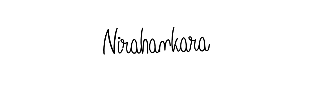 if you are searching for the best signature style for your name Nirahankara. so please give up your signature search. here we have designed multiple signature styles  using Angelique-Rose-font-FFP. Nirahankara signature style 5 images and pictures png