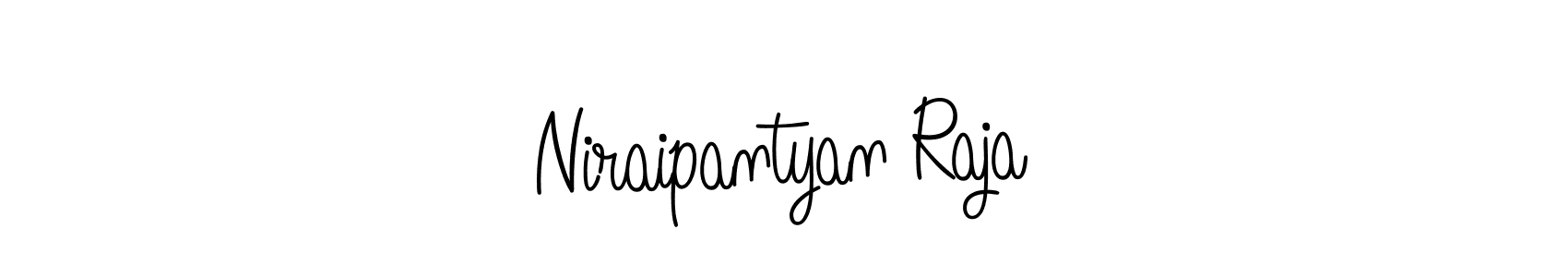 Also we have Niraipantyan Raja name is the best signature style. Create professional handwritten signature collection using Angelique-Rose-font-FFP autograph style. Niraipantyan Raja signature style 5 images and pictures png