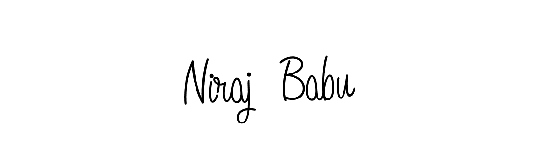 How to make Niraj  Babu signature? Angelique-Rose-font-FFP is a professional autograph style. Create handwritten signature for Niraj  Babu name. Niraj  Babu signature style 5 images and pictures png