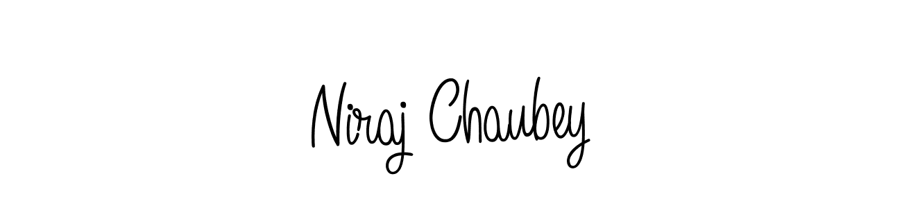 The best way (Angelique-Rose-font-FFP) to make a short signature is to pick only two or three words in your name. The name Niraj Chaubey include a total of six letters. For converting this name. Niraj Chaubey signature style 5 images and pictures png