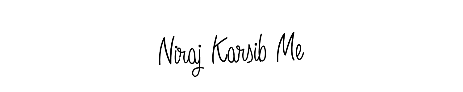 Best and Professional Signature Style for Niraj Karsib Me. Angelique-Rose-font-FFP Best Signature Style Collection. Niraj Karsib Me signature style 5 images and pictures png