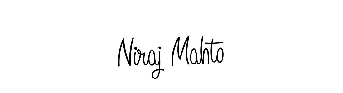 How to make Niraj Mahto signature? Angelique-Rose-font-FFP is a professional autograph style. Create handwritten signature for Niraj Mahto name. Niraj Mahto signature style 5 images and pictures png