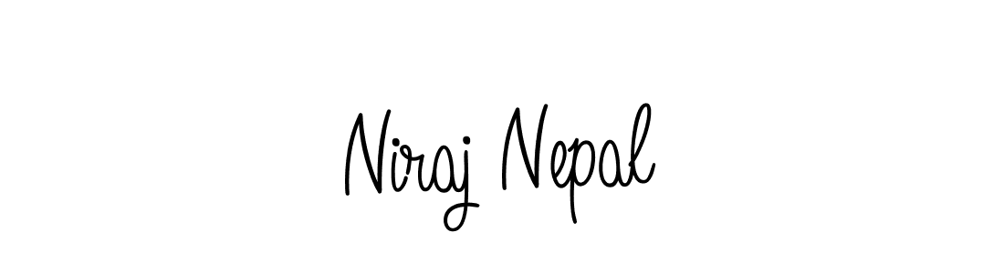 Best and Professional Signature Style for Niraj Nepal. Angelique-Rose-font-FFP Best Signature Style Collection. Niraj Nepal signature style 5 images and pictures png