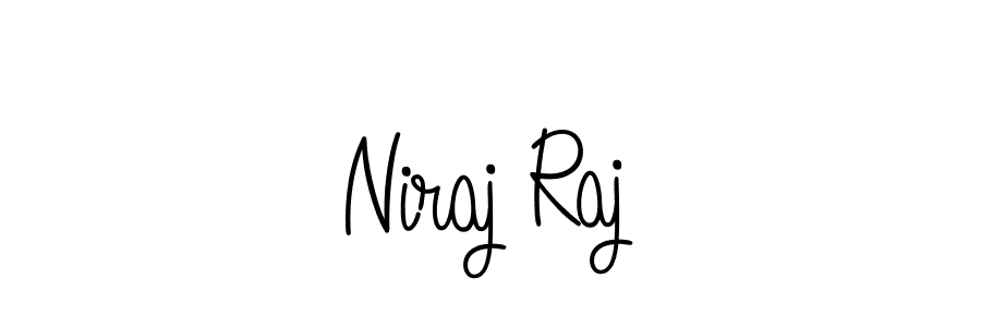 Design your own signature with our free online signature maker. With this signature software, you can create a handwritten (Angelique-Rose-font-FFP) signature for name Niraj Raj. Niraj Raj signature style 5 images and pictures png
