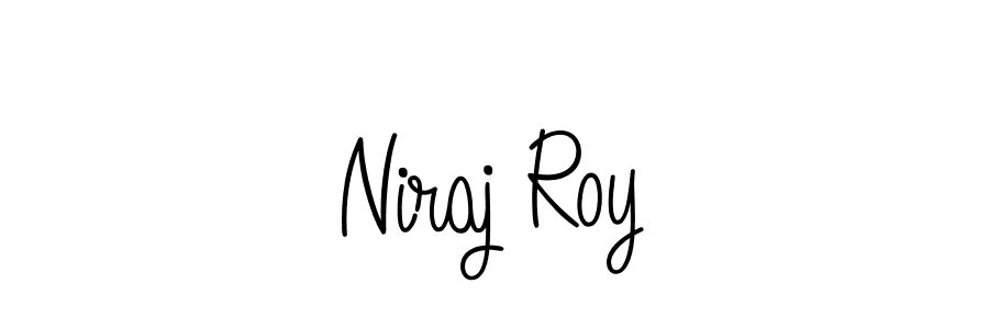 Use a signature maker to create a handwritten signature online. With this signature software, you can design (Angelique-Rose-font-FFP) your own signature for name Niraj Roy. Niraj Roy signature style 5 images and pictures png