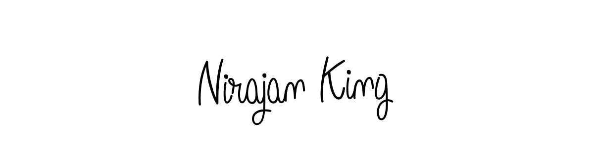 Angelique-Rose-font-FFP is a professional signature style that is perfect for those who want to add a touch of class to their signature. It is also a great choice for those who want to make their signature more unique. Get Nirajan King name to fancy signature for free. Nirajan King signature style 5 images and pictures png