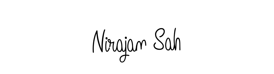 Make a beautiful signature design for name Nirajan Sah. With this signature (Angelique-Rose-font-FFP) style, you can create a handwritten signature for free. Nirajan Sah signature style 5 images and pictures png