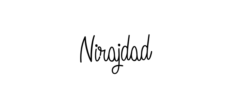 Make a beautiful signature design for name Nirajdad. With this signature (Angelique-Rose-font-FFP) style, you can create a handwritten signature for free. Nirajdad signature style 5 images and pictures png
