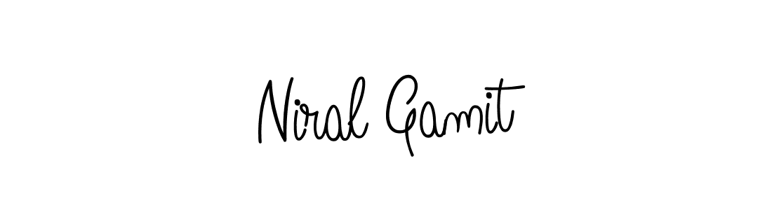It looks lik you need a new signature style for name Niral Gamit. Design unique handwritten (Angelique-Rose-font-FFP) signature with our free signature maker in just a few clicks. Niral Gamit signature style 5 images and pictures png