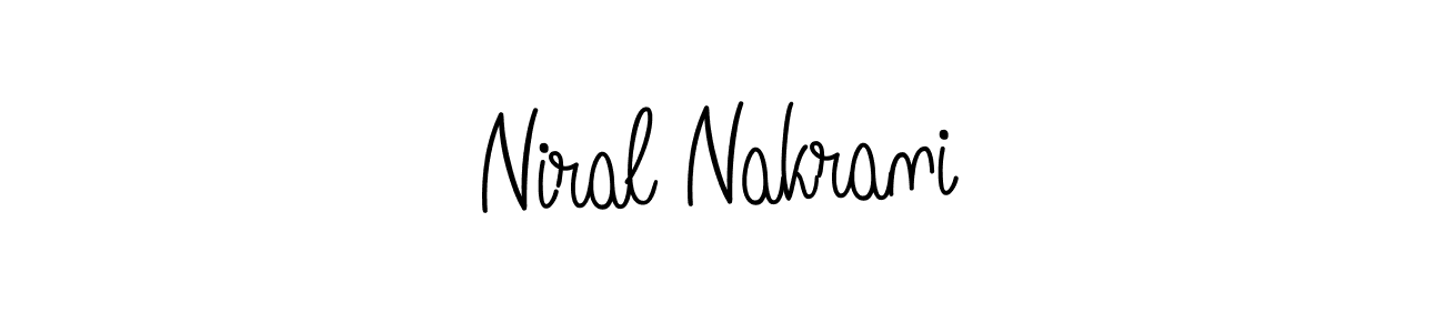 Make a beautiful signature design for name Niral Nakrani. Use this online signature maker to create a handwritten signature for free. Niral Nakrani signature style 5 images and pictures png