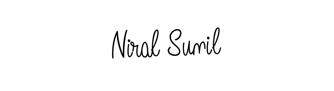 This is the best signature style for the Niral Sunil name. Also you like these signature font (Angelique-Rose-font-FFP). Mix name signature. Niral Sunil signature style 5 images and pictures png