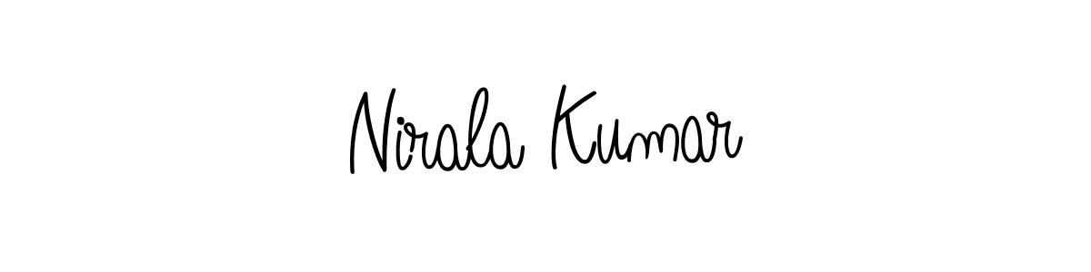 Best and Professional Signature Style for Nirala Kumar. Angelique-Rose-font-FFP Best Signature Style Collection. Nirala Kumar signature style 5 images and pictures png