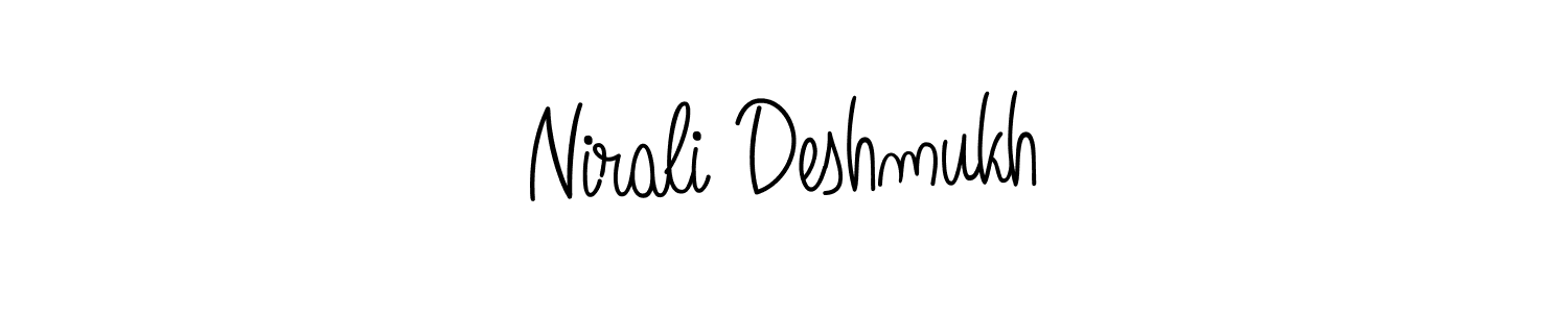 This is the best signature style for the Nirali Deshmukh name. Also you like these signature font (Angelique-Rose-font-FFP). Mix name signature. Nirali Deshmukh signature style 5 images and pictures png