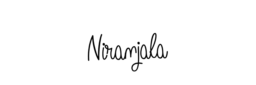 Niranjala stylish signature style. Best Handwritten Sign (Angelique-Rose-font-FFP) for my name. Handwritten Signature Collection Ideas for my name Niranjala. Niranjala signature style 5 images and pictures png