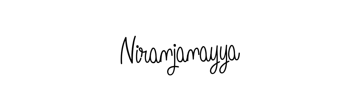 How to make Niranjanayya signature? Angelique-Rose-font-FFP is a professional autograph style. Create handwritten signature for Niranjanayya name. Niranjanayya signature style 5 images and pictures png