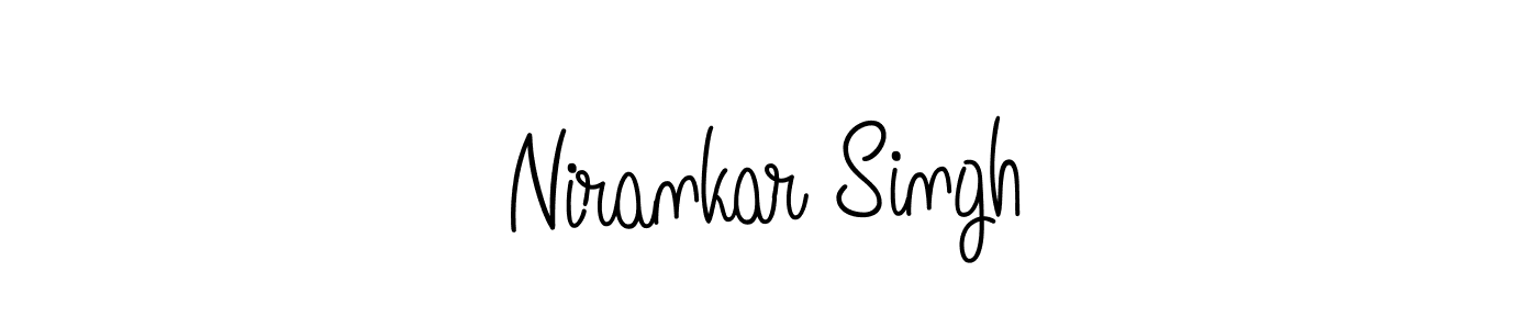 Make a beautiful signature design for name Nirankar Singh. With this signature (Angelique-Rose-font-FFP) style, you can create a handwritten signature for free. Nirankar Singh signature style 5 images and pictures png
