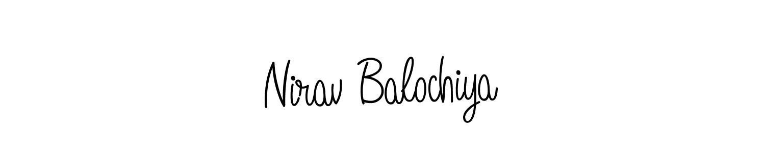 This is the best signature style for the Nirav Balochiya name. Also you like these signature font (Angelique-Rose-font-FFP). Mix name signature. Nirav Balochiya signature style 5 images and pictures png