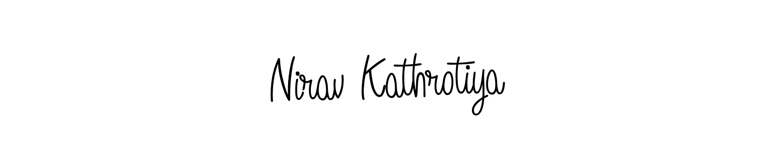 It looks lik you need a new signature style for name Nirav Kathrotiya. Design unique handwritten (Angelique-Rose-font-FFP) signature with our free signature maker in just a few clicks. Nirav Kathrotiya signature style 5 images and pictures png