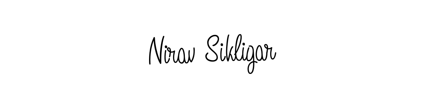 Also we have Nirav Sikligar name is the best signature style. Create professional handwritten signature collection using Angelique-Rose-font-FFP autograph style. Nirav Sikligar signature style 5 images and pictures png