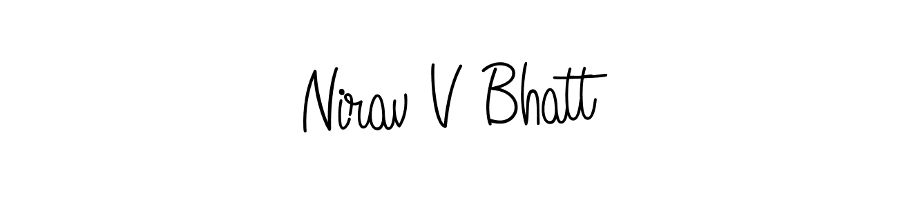 Also You can easily find your signature by using the search form. We will create Nirav V Bhatt name handwritten signature images for you free of cost using Angelique-Rose-font-FFP sign style. Nirav V Bhatt signature style 5 images and pictures png
