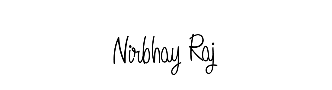 Best and Professional Signature Style for Nirbhay Raj. Angelique-Rose-font-FFP Best Signature Style Collection. Nirbhay Raj signature style 5 images and pictures png