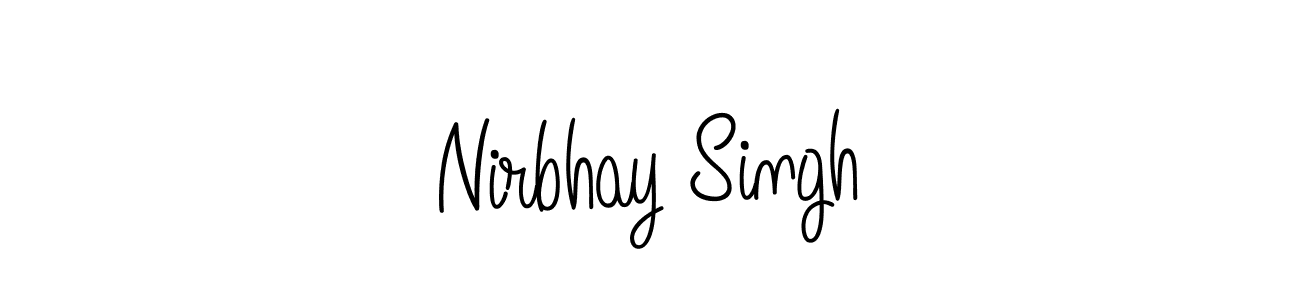 Angelique-Rose-font-FFP is a professional signature style that is perfect for those who want to add a touch of class to their signature. It is also a great choice for those who want to make their signature more unique. Get Nirbhay Singh name to fancy signature for free. Nirbhay Singh signature style 5 images and pictures png