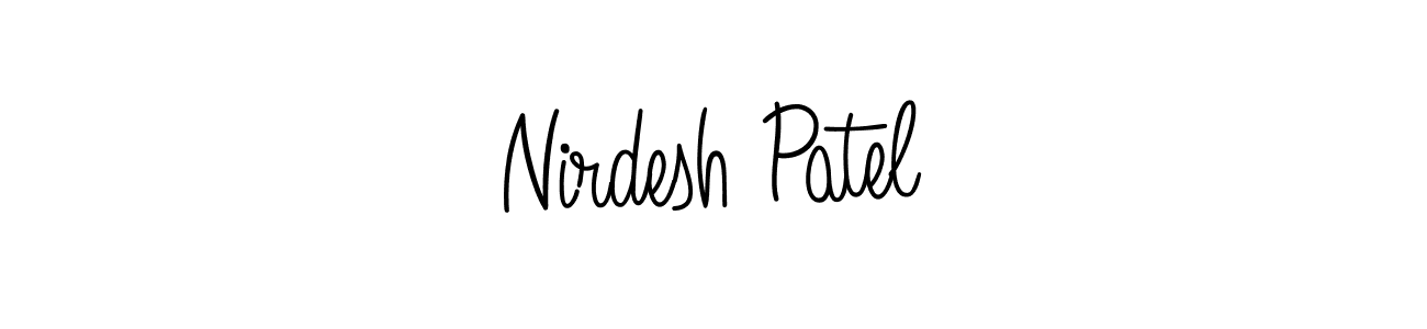 Make a beautiful signature design for name Nirdesh Patel. Use this online signature maker to create a handwritten signature for free. Nirdesh Patel signature style 5 images and pictures png
