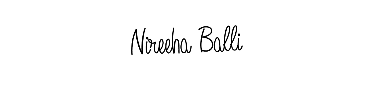 Best and Professional Signature Style for Nireeha Balli. Angelique-Rose-font-FFP Best Signature Style Collection. Nireeha Balli signature style 5 images and pictures png