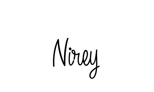 Once you've used our free online signature maker to create your best signature Angelique-Rose-font-FFP style, it's time to enjoy all of the benefits that Nirey name signing documents. Nirey signature style 5 images and pictures png