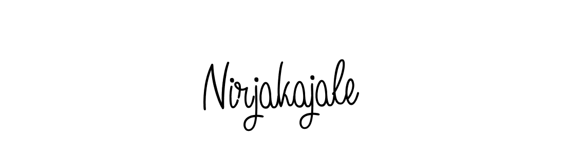 Check out images of Autograph of Nirjakajale name. Actor Nirjakajale Signature Style. Angelique-Rose-font-FFP is a professional sign style online. Nirjakajale signature style 5 images and pictures png