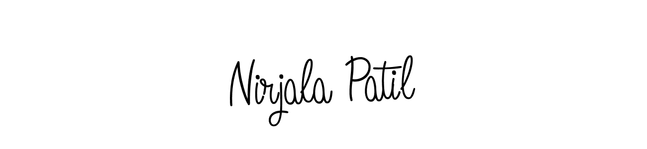 This is the best signature style for the Nirjala Patil name. Also you like these signature font (Angelique-Rose-font-FFP). Mix name signature. Nirjala Patil signature style 5 images and pictures png