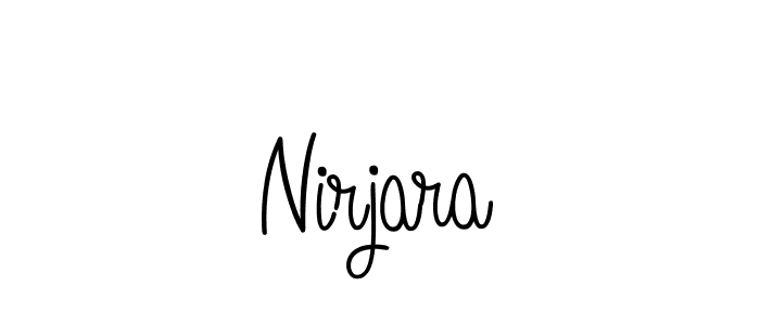 Once you've used our free online signature maker to create your best signature Angelique-Rose-font-FFP style, it's time to enjoy all of the benefits that Nirjara name signing documents. Nirjara signature style 5 images and pictures png